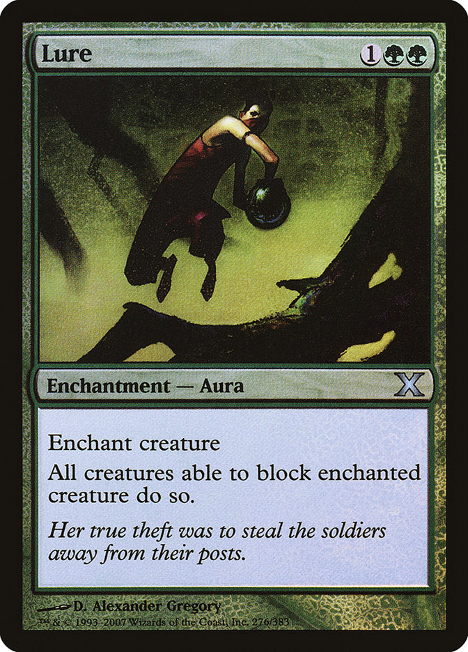 Lure (Premium Foil) [Tenth Edition] | Exor Games Summserside