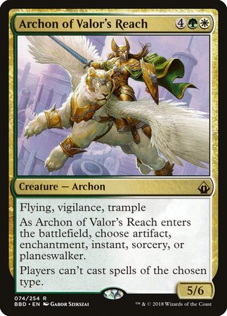 Archon of Valor's Reach [Battlebond] | Exor Games Summserside