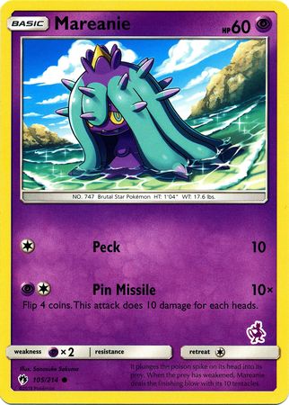 Mareanie (105/214) (Mewtwo Deck) [Battle Academy 2020] | Exor Games Summserside