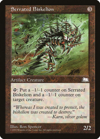 Serrated Biskelion [Weatherlight] | Exor Games Summserside