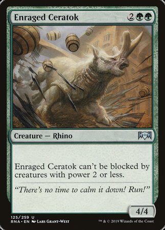 Enraged Ceratok [Ravnica Allegiance] | Exor Games Summserside