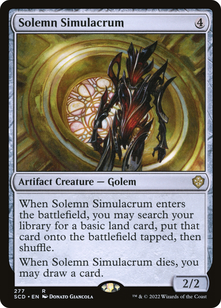 Solemn Simulacrum [Starter Commander Decks] | Exor Games Summserside