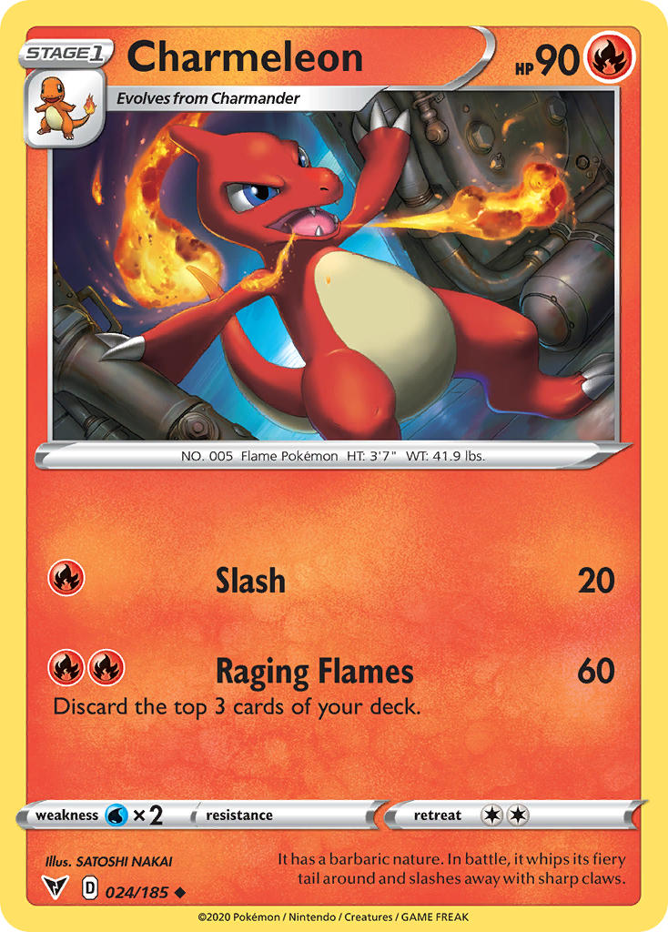 Charmeleon (024/185) [Sword & Shield: Vivid Voltage] | Exor Games Summserside