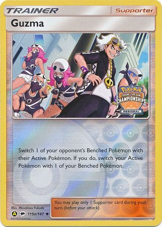 Guzma (115a/147) (Regional Championship Promo) [Sun & Moon: Burning Shadows] | Exor Games Summserside