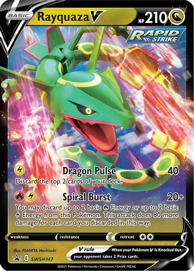 Rayquaza V (SWSH147) [Sword & Shield: Black Star Promos] | Exor Games Summserside