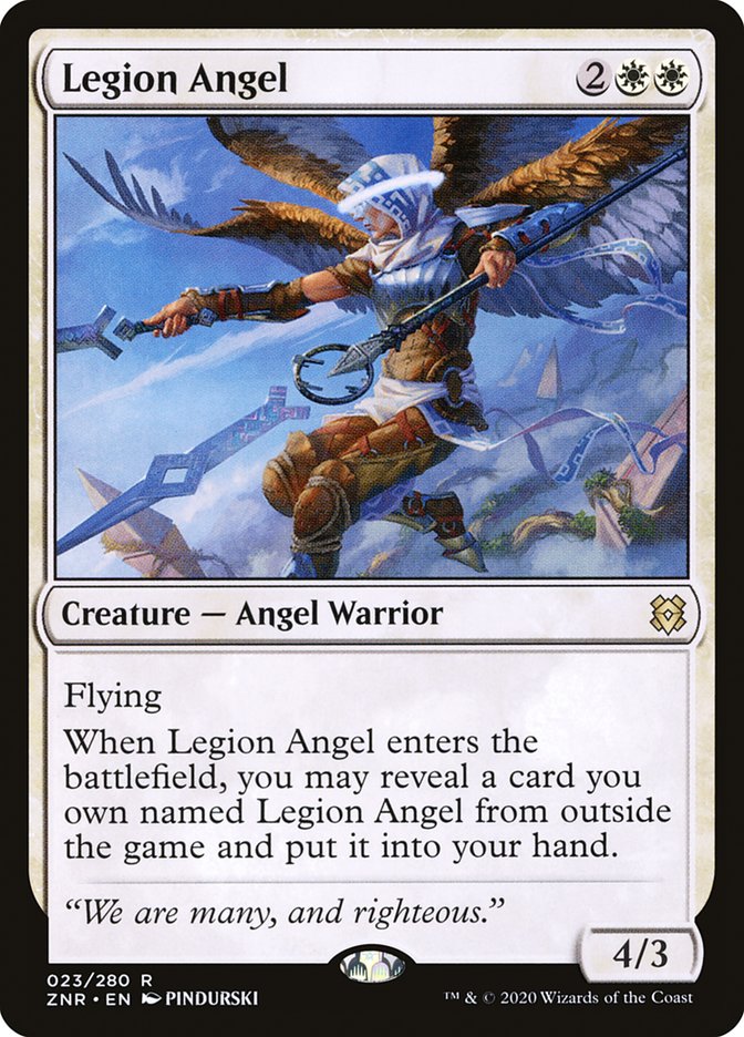 Legion Angel [Zendikar Rising] | Exor Games Summserside