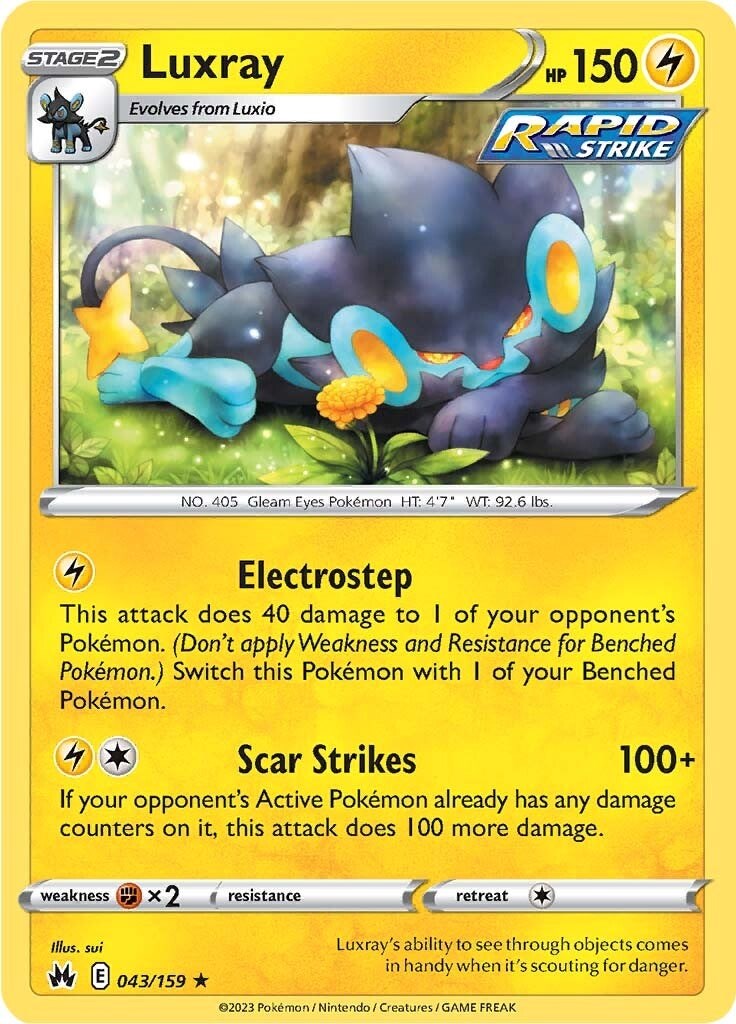 Luxray (043/159) (43) [Sword & Shield: Crown Zenith] | Exor Games Summserside