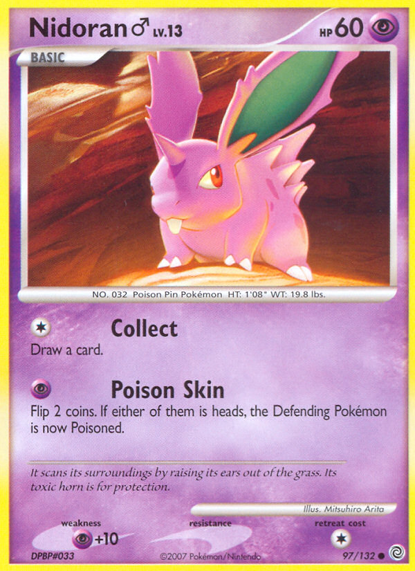 Nidoran (97/132) (Male) [Diamond & Pearl: Secret Wonders] | Exor Games Summserside