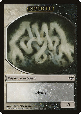 Spirit Token (Black/White) [Eventide Tokens] | Exor Games Summserside