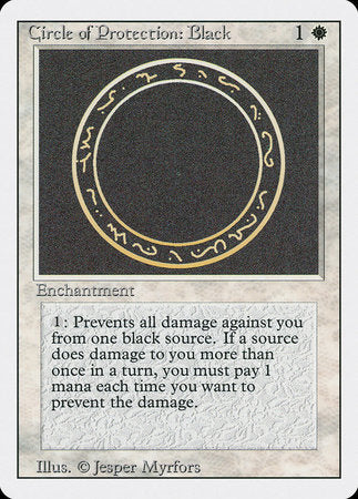 Circle of Protection: Black [Revised Edition] | Exor Games Summserside