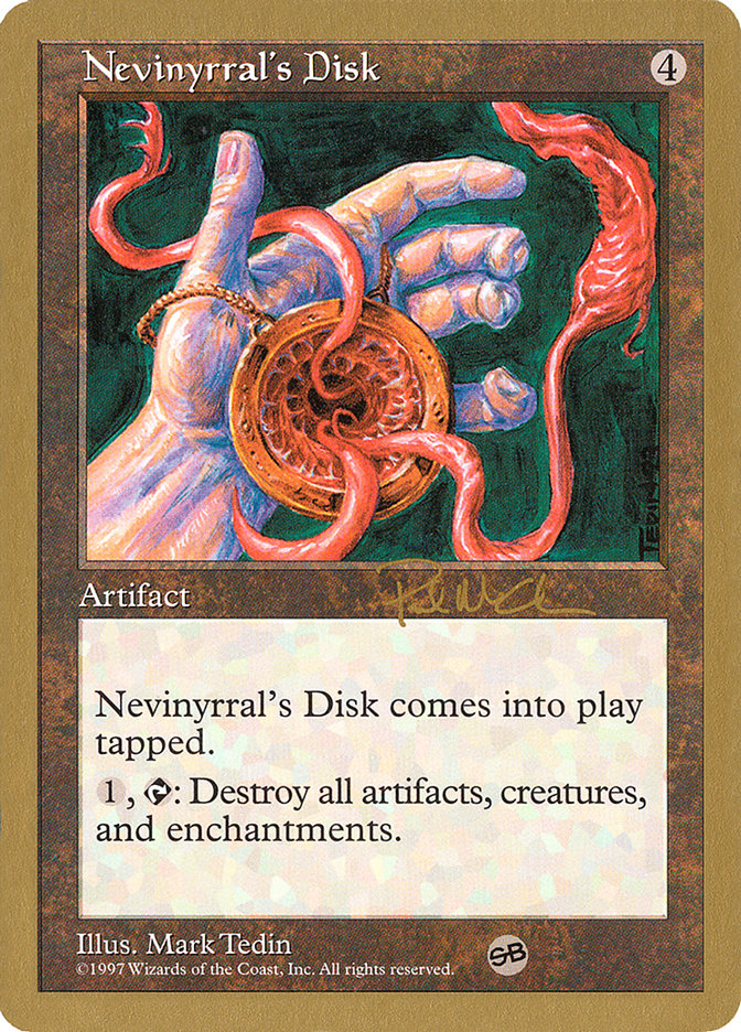Nevinyrral's Disk (Paul McCabe) (SB) [World Championship Decks 1997] | Exor Games Summserside