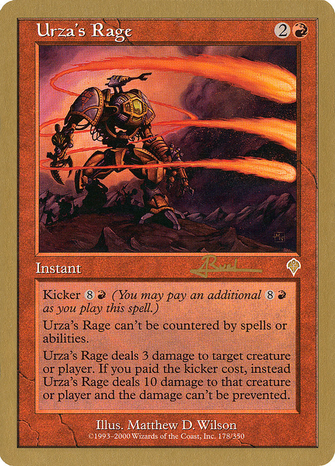 Urza's Rage (Antoine Ruel) [World Championship Decks 2001] | Exor Games Summserside