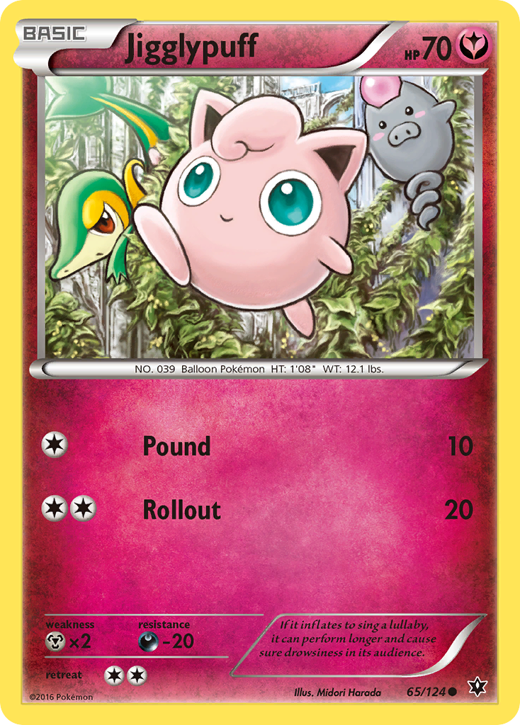 Jigglypuff (65/124) [XY: Fates Collide] | Exor Games Summserside