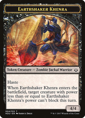 Earthshaker Khenra Token [Hour of Devastation Tokens] | Exor Games Summserside