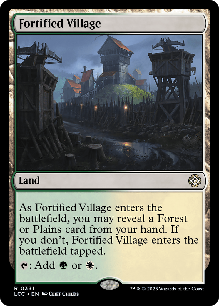 Fortified Village [The Lost Caverns of Ixalan Commander] | Exor Games Summserside