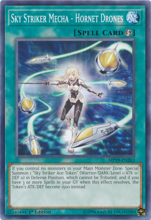 Sky Striker Mecha - Hornet Drones [MP19-EN263] Common | Exor Games Summserside