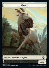 Construct (008) // Goat Double-Sided Token [The Brothers' War Commander Tokens] | Exor Games Summserside