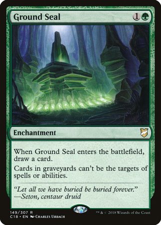 Ground Seal [Commander 2018] | Exor Games Summserside