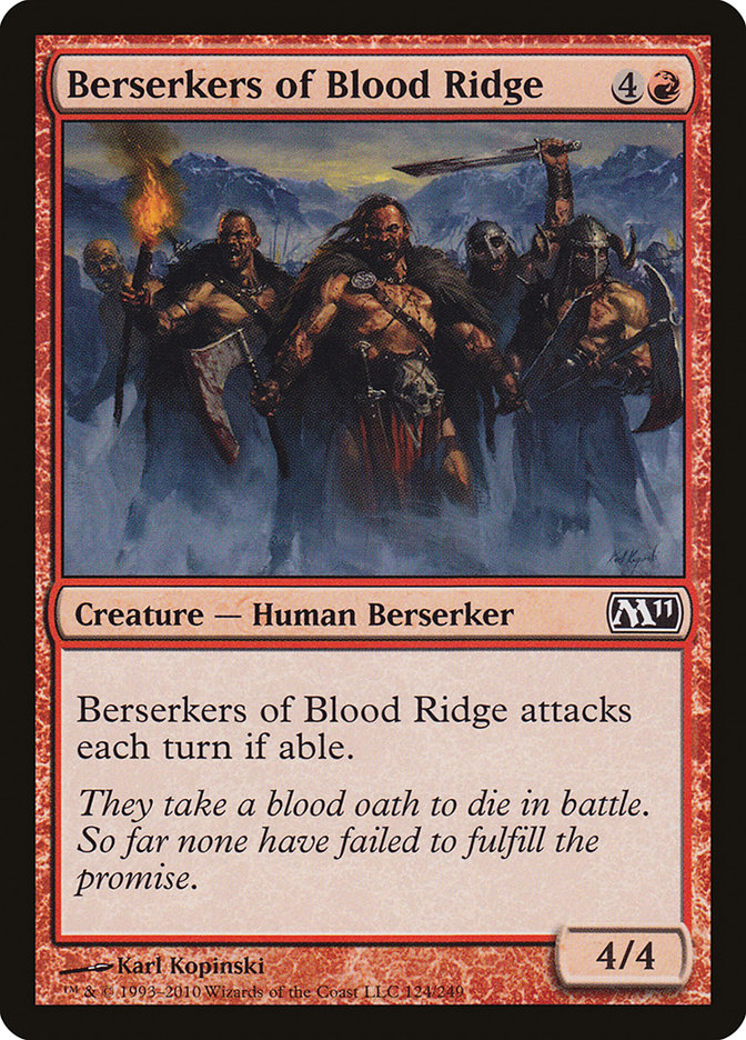 Berserkers of Blood Ridge [Magic 2011] | Exor Games Summserside