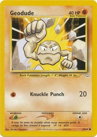 Geodude (44/64) [Neo Revelation Unlimited] | Exor Games Summserside