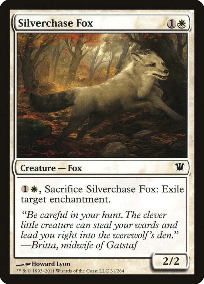 Silverchase Fox [Innistrad] | Exor Games Summserside