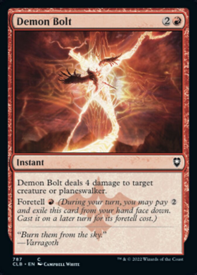 Demon Bolt [Commander Legends: Battle for Baldur's Gate] | Exor Games Summserside
