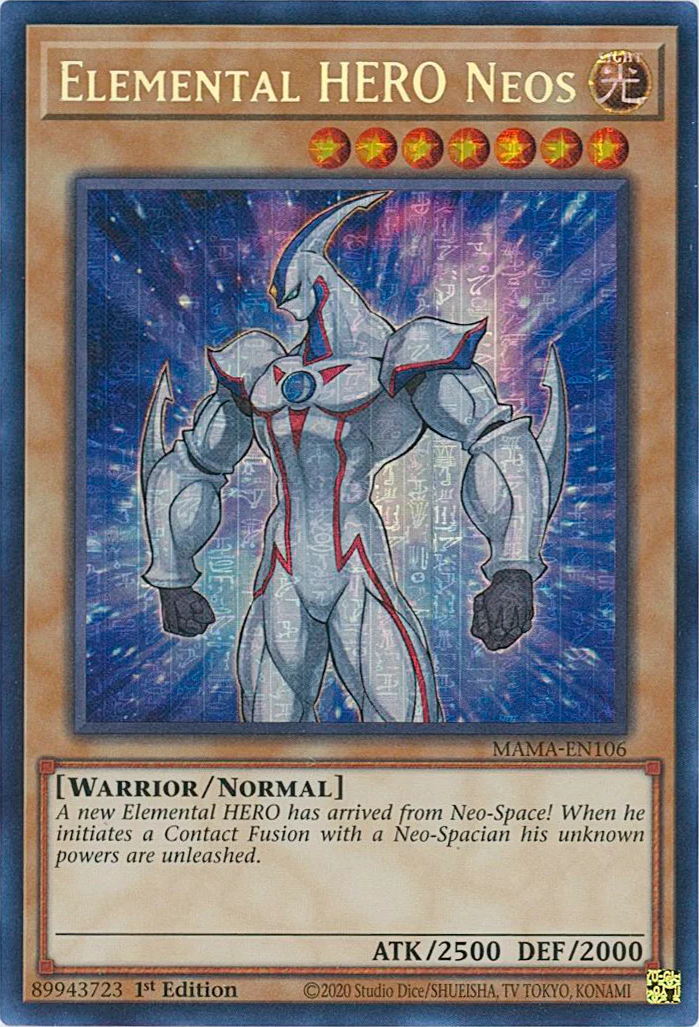 Elemental HERO Neos [MAMA-EN106] Ultra Pharaoh's Rare | Exor Games Summserside