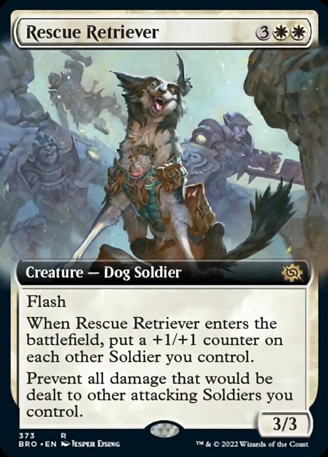 Rescue Retriever (Extended Art) [The Brothers' War] | Exor Games Summserside