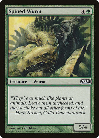 Spined Wurm [Magic 2011] | Exor Games Summserside