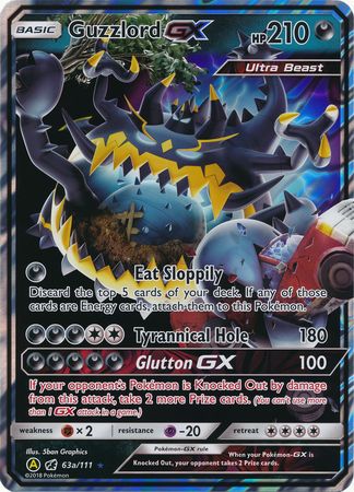 Guzzlord GX (63a/111) (Jumbo Card) [Sun & Moon: Crimson Invasion] | Exor Games Summserside