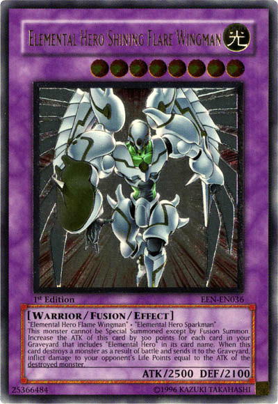 Elemental Hero Shining Flare Wingman [EEN-EN036] Ultimate Rare | Exor Games Summserside