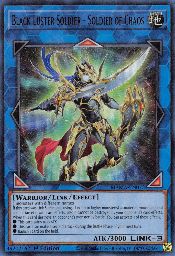 Black Luster Soldier - Soldier of Chaos [MAMA-EN073] Ultra Rare | Exor Games Summserside