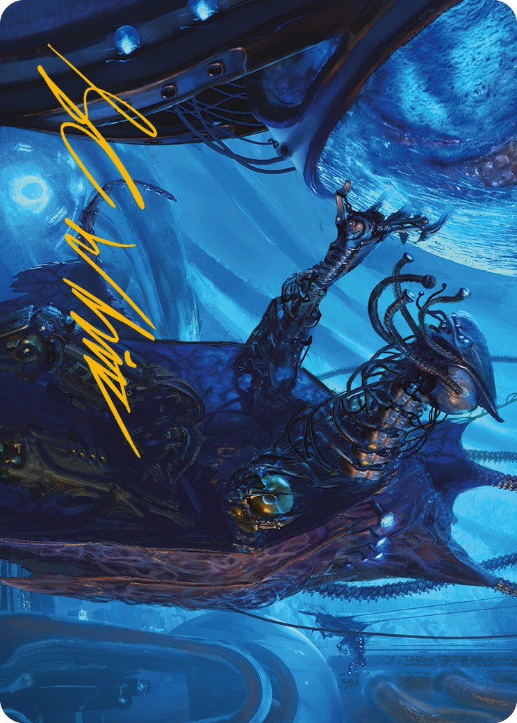 Atmosphere Surgeon Art Card (Gold-Stamped Signature) [Phyrexia: All Will Be One Art Series] | Exor Games Summserside