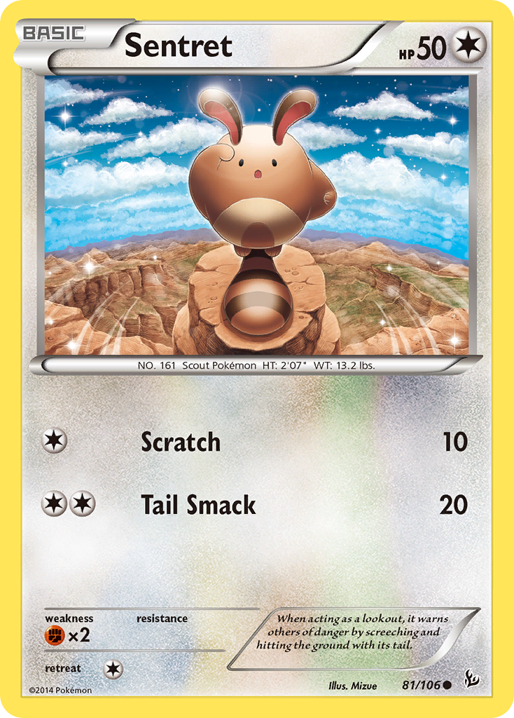 Sentret (81/106) [XY: Flashfire] | Exor Games Summserside