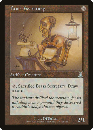 Brass Secretary [Urza's Destiny] | Exor Games Summserside