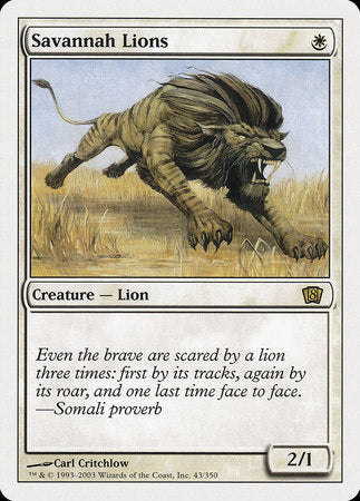 Savannah Lions [Eighth Edition] | Exor Games Summserside