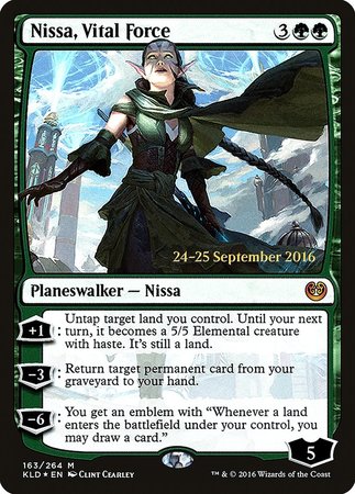 Nissa, Vital Force [Kaladesh Promos] | Exor Games Summserside