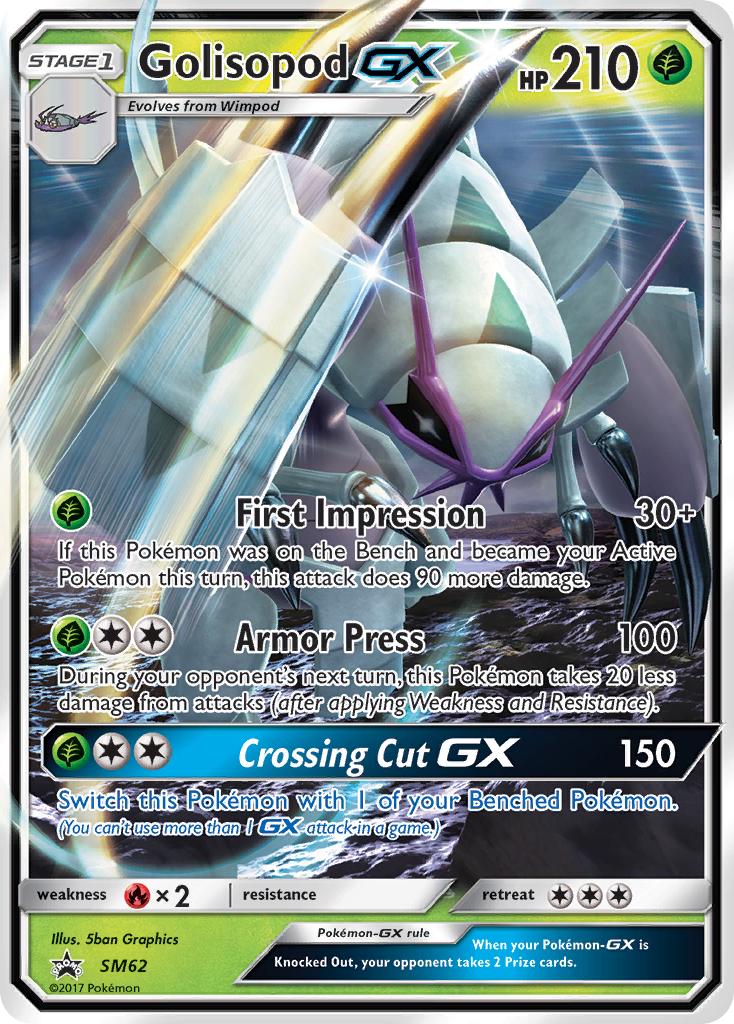 Golisopod GX (SM62) [Sun & Moon: Black Star Promos] | Exor Games Summserside