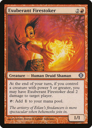 Exuberant Firestoker [Shards of Alara] | Exor Games Summserside