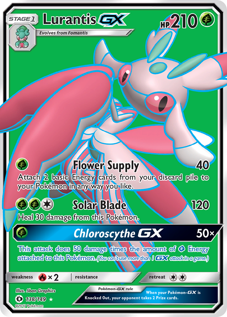 Lurantis GX (138/149) [Sun & Moon: Base Set] | Exor Games Summserside