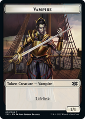 Elemental // Vampire Double-sided Token [Double Masters 2022 Tokens] | Exor Games Summserside