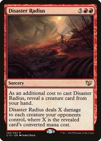 Disaster Radius [Commander 2015] | Exor Games Summserside