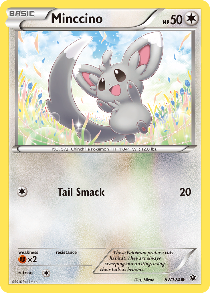 Minccino (87/124) [XY: Fates Collide] | Exor Games Summserside