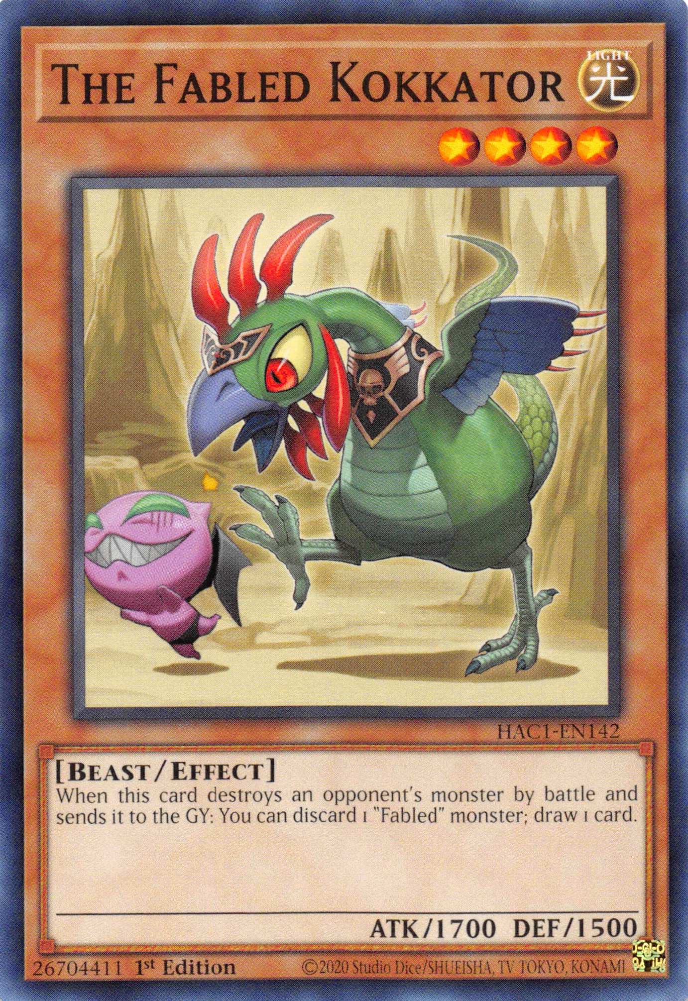 The Fabled Kokkator [HAC1-EN142] Common | Exor Games Summserside