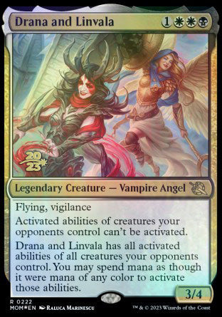 Drana and Linvala [March of the Machine Prerelease Promos] | Exor Games Summserside