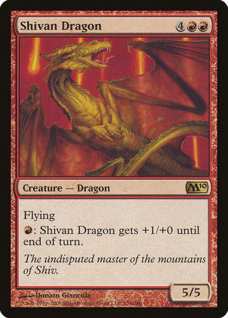 Shivan Dragon [Magic 2010] | Exor Games Summserside