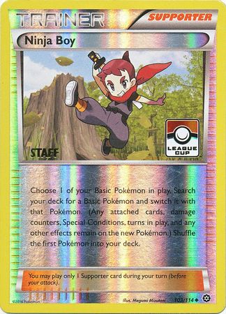 Ninja Boy (103/114) (League Promo Staff) [XY: Steam Siege] | Exor Games Summserside