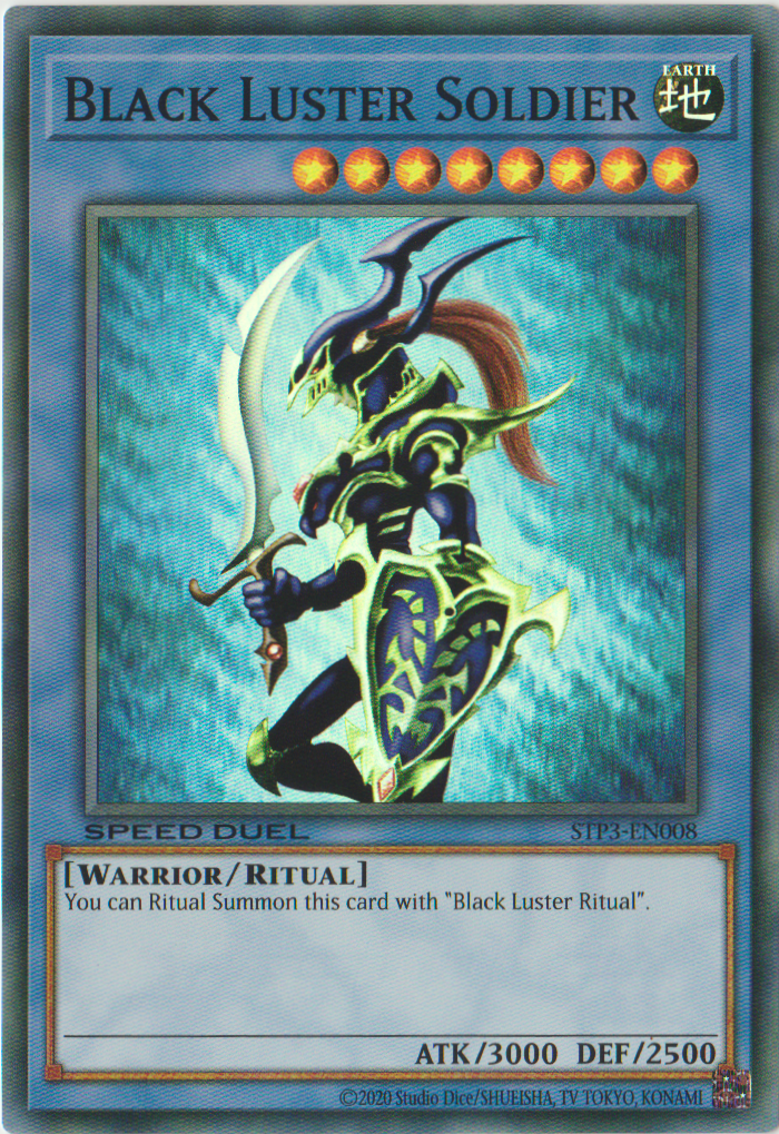 Black Luster Soldier [STP3-EN008] Super Rare | Exor Games Summserside