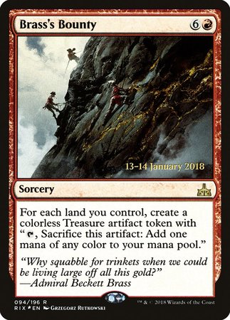 Brass's Bounty [Rivals of Ixalan Promos] | Exor Games Summserside