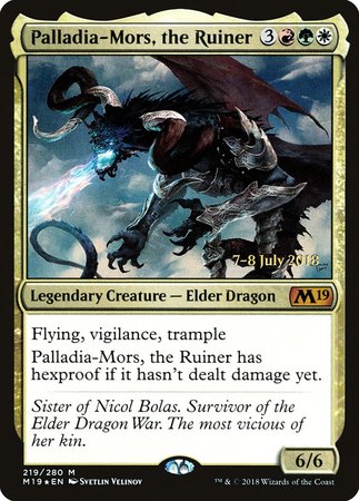 Palladia-Mors, the Ruiner [Core Set 2019 Promos] | Exor Games Summserside